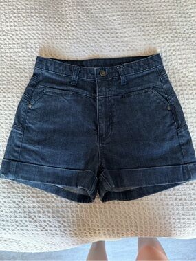 MNG Dark Wash Denim Shorts